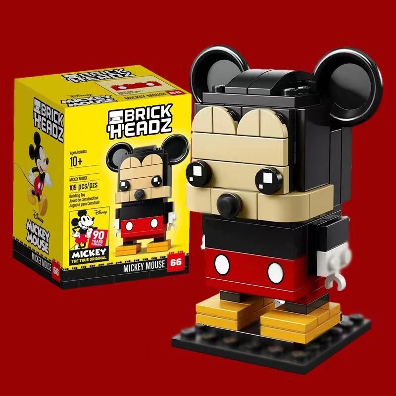 Blocs-de-construction-assembler-Disney-Mickey-Minnie-jouets-pour-enfants-dessin-anim-Kawaii-mod-le-3D