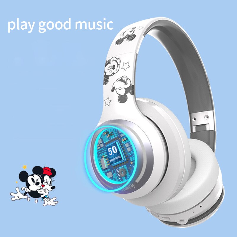 Disney-couteurs-sans-fil-Bluetooth-Mini-Mickey-oreillettes-casque-d-coute-hi-fi-son-jeu-TWS