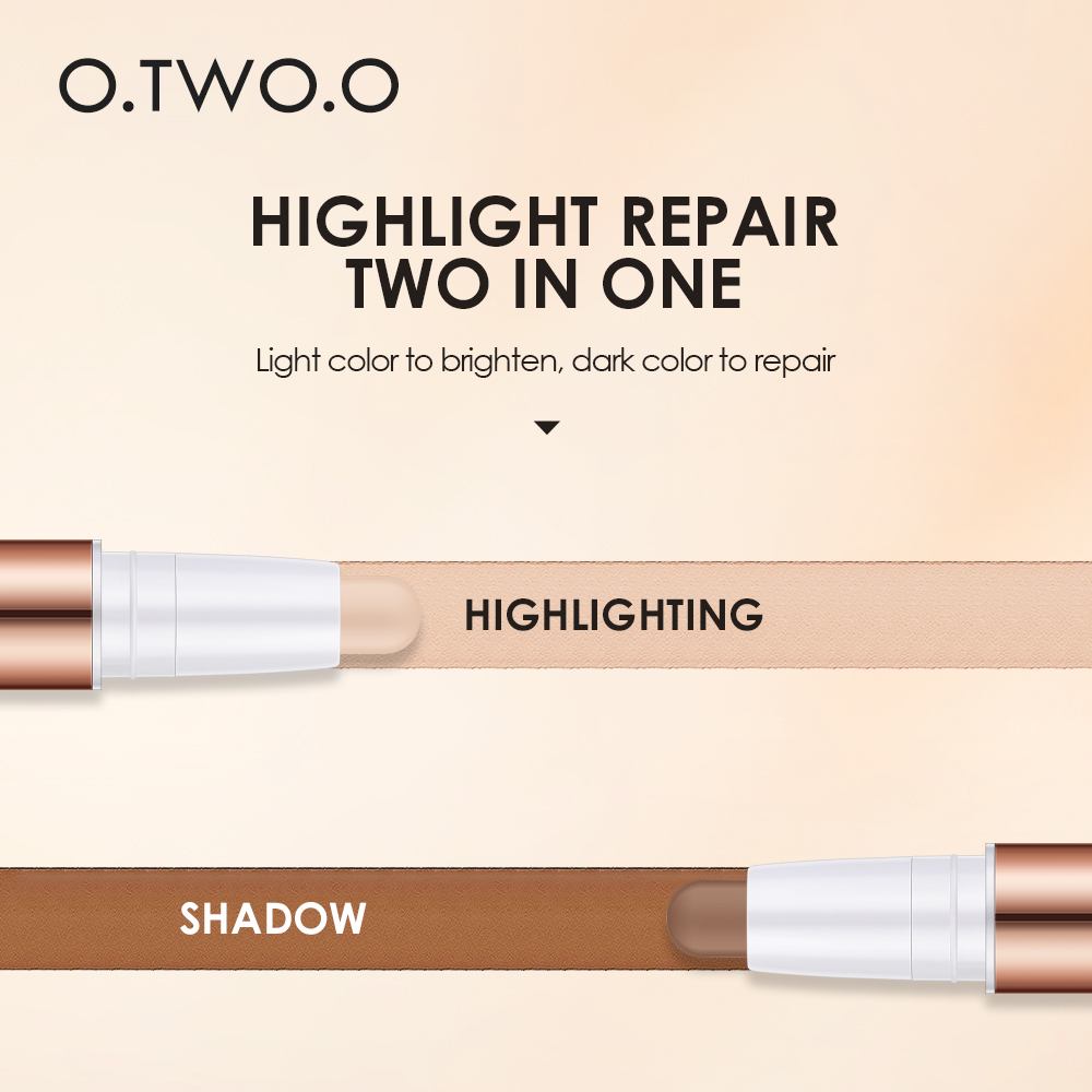 O-TW-O-O-stylo-Contour-Double-t-te-imperm-able-finition-mate-surligneurs-crayon-de