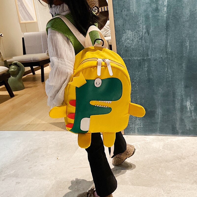 Sac-dos-de-dessin-anim-dinosaure-pour-enfants-avec-harnais-Design-doux-et-adorable-Durable-l