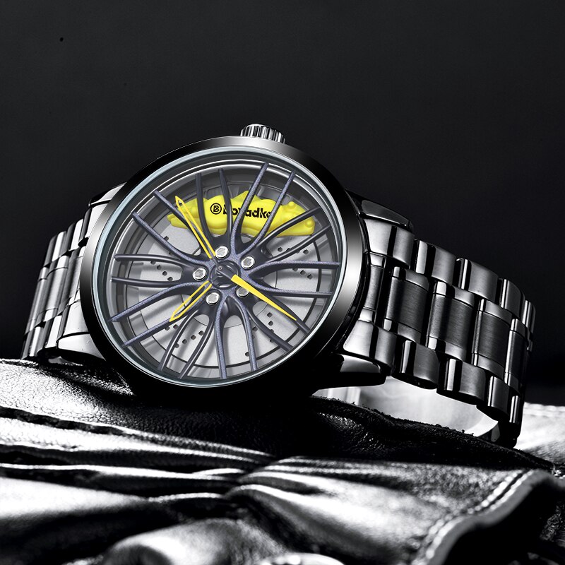 Montre-de-Luxe-en-Acier-pour-Homme-Montres-de-Voiture-de-Course-Automobile-Design-Moyeu-de