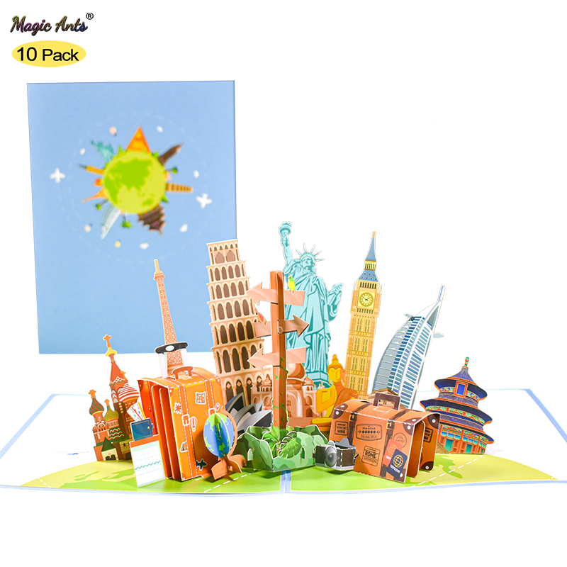 Cartes-Pop-Up-de-voyage-autour-du-monde-cartes-de-v-ux-3D-cadeau-d-h