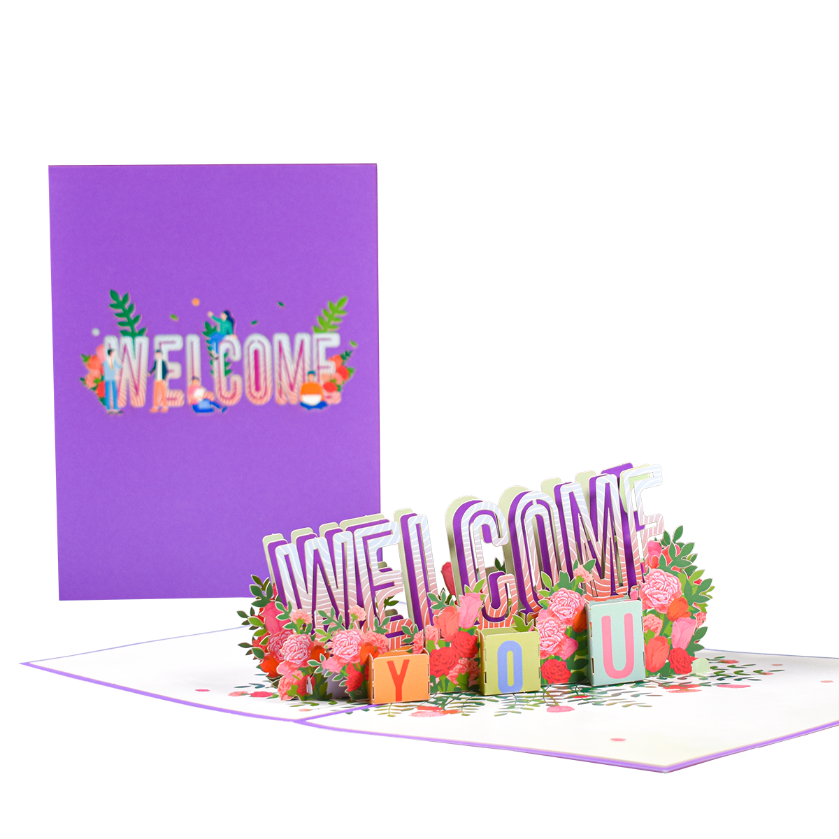 Carte-de-bienvenue-Pop-Up-3D-cadeau-pour-l-entreprise-nouvel-employ-bienvenue-nouveau-venu