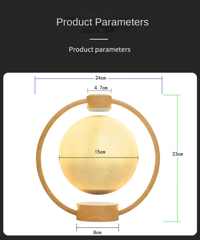 Maglev-Veilleuse-en-forme-de-lune-avec-haut-parleur-Bluetooth-veilleuse-avec-escales-musicales-d-coration