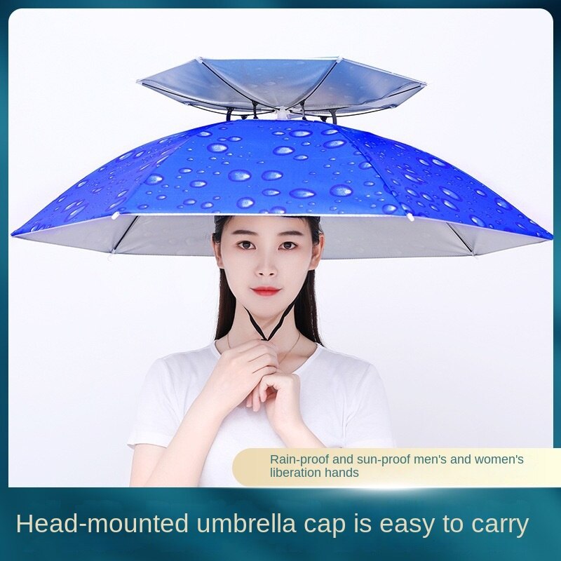 Chapeau-parapluie-de-p-che-double-couche-chapeau-parapluie-t-te-ext-rieure-cr-me-solaire