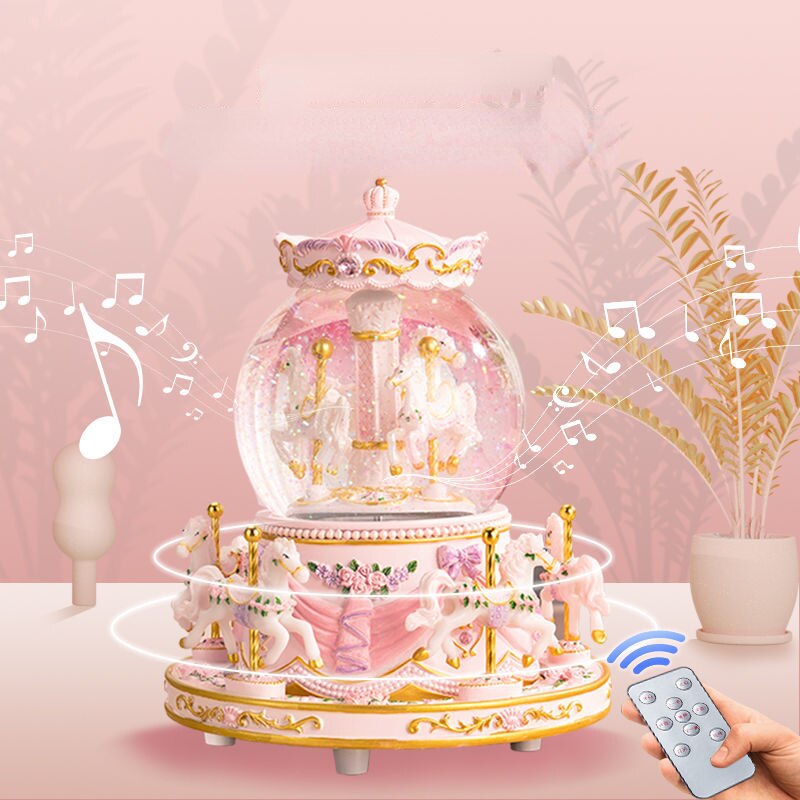 Bo-te-musique-boule-de-cristal-carrousel-cadeau-d-anniversaire-d-corations-accessoires-pour-la-maison