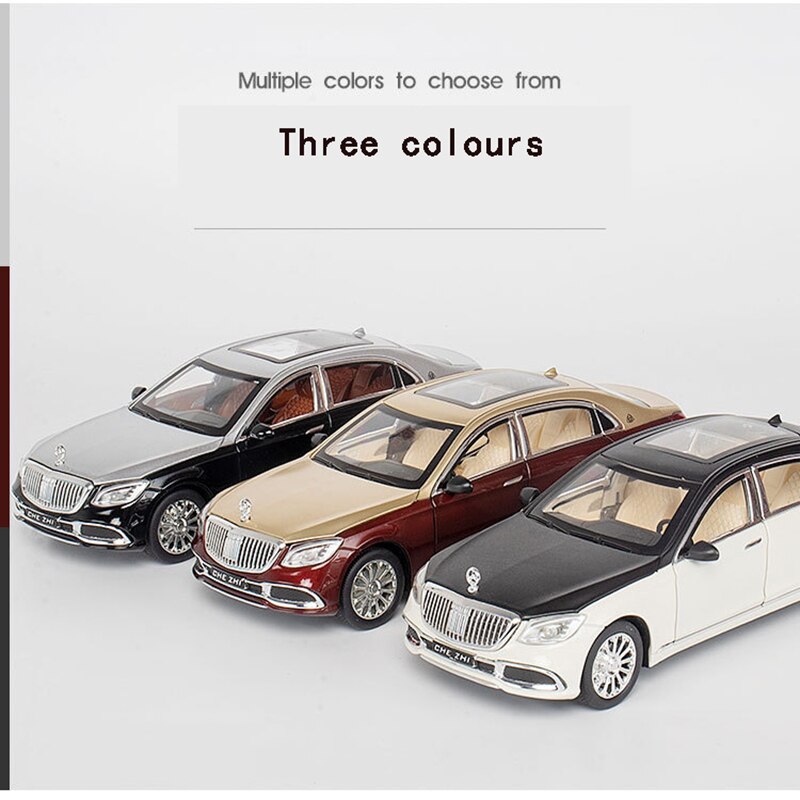 Maybach-Sfemale-Rainbow-Edition-Toy-Car-Diecasts-en-alliage-m-tallique-V-hicules-jouets-Mod-le