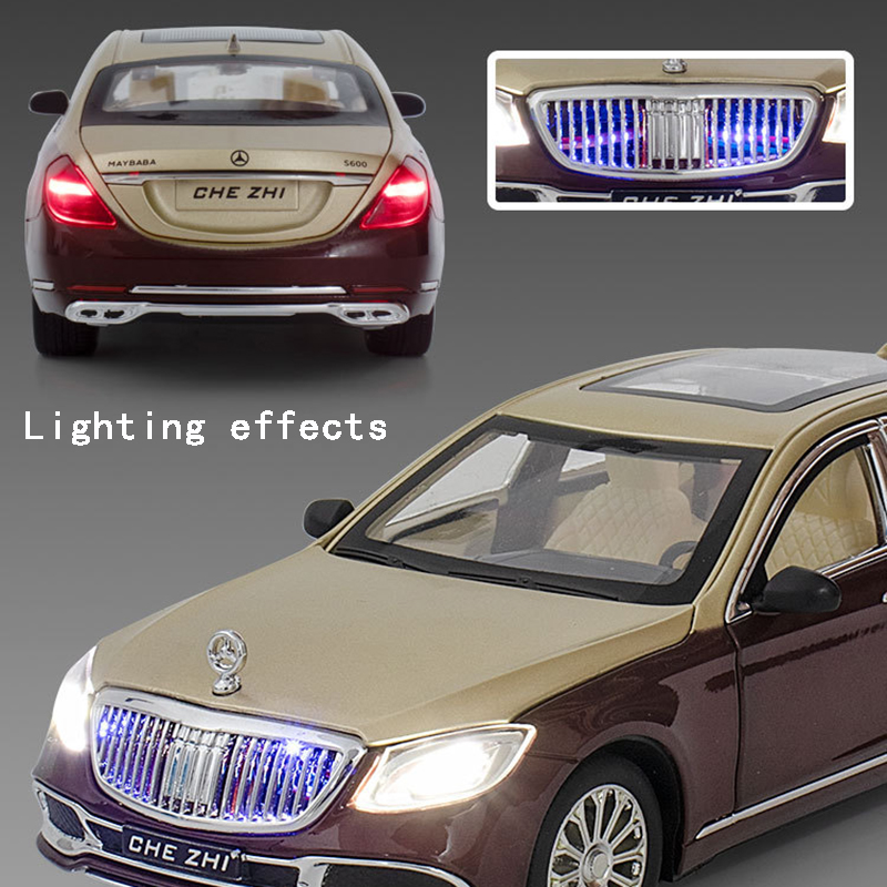 Maybach-Sfemale-Rainbow-Edition-Toy-Car-Diecasts-en-alliage-m-tallique-V-hicules-jouets-Mod-le