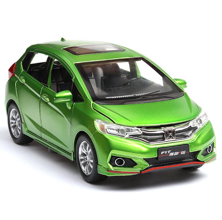 Voiture-jouet-Honda-Fit-en-m-tal-pour-enfants-1-32-jouet-en-alliage-Diecasts-v