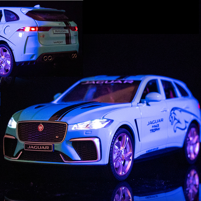 JAGUARF-PACE-SVR-Voiture-de-simulation-1-24-jouet-en-m-tal-alliage-moul-sous-pression