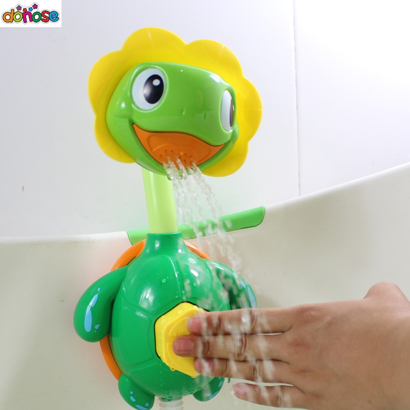 Jouets-de-bain-pour-enfants-roue-eau-tortue-mignonne-robinet-eau-de-bain-jouet-pour-enfants