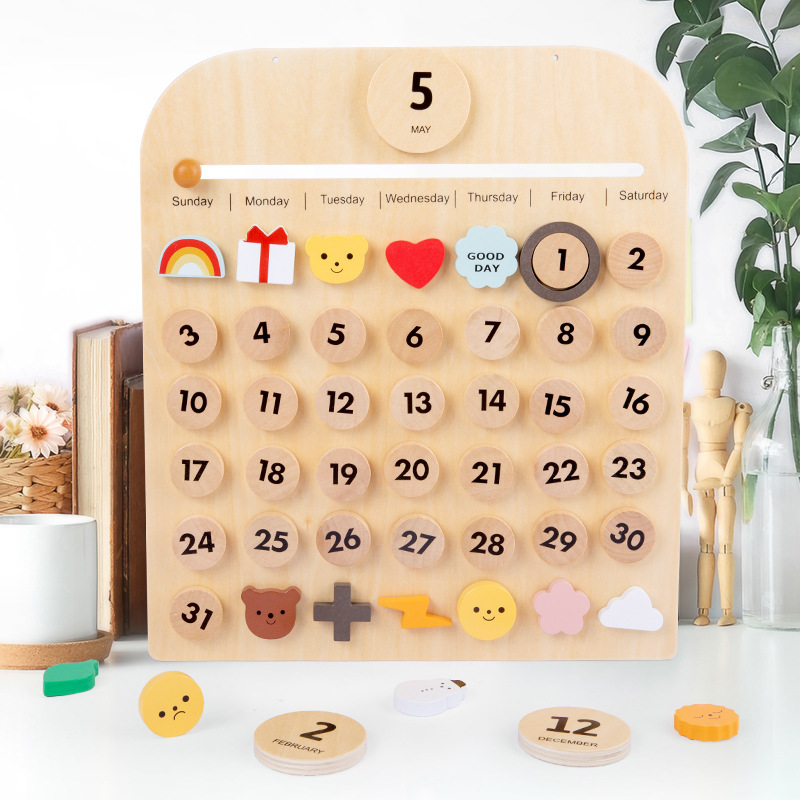 Calendrier-nordique-en-bois-pour-enfants-jouets-ducatifs-pr-coces-pendentif-de-m-moire-de-vie