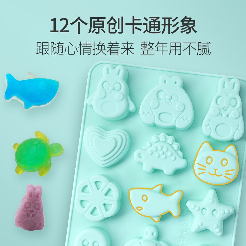 Moule-savon-en-Silicone-dessin-anim-dinosaure-animaux-de-mer-cavit-moule-artisanal-Kit-d-outils