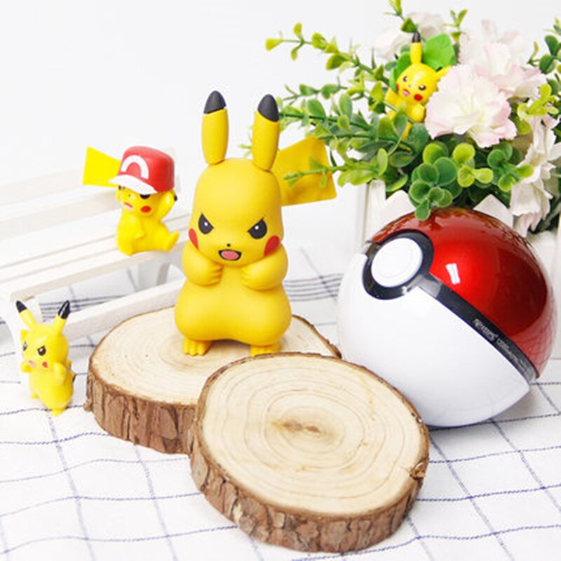 Figurines-d-action-Pikachu-Pokemon-pour-enfants-chargeur-Kawaii-cadeaux-d-anniversaire-jouets-pour-amis