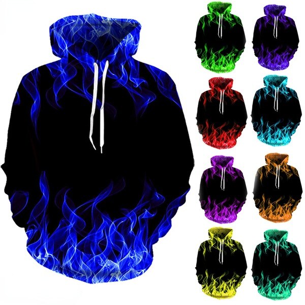 Sweat-shirt-capuche-color-pour-hommes-et-femmes-imprim-de-flammes-en-3D-num-rique-pull