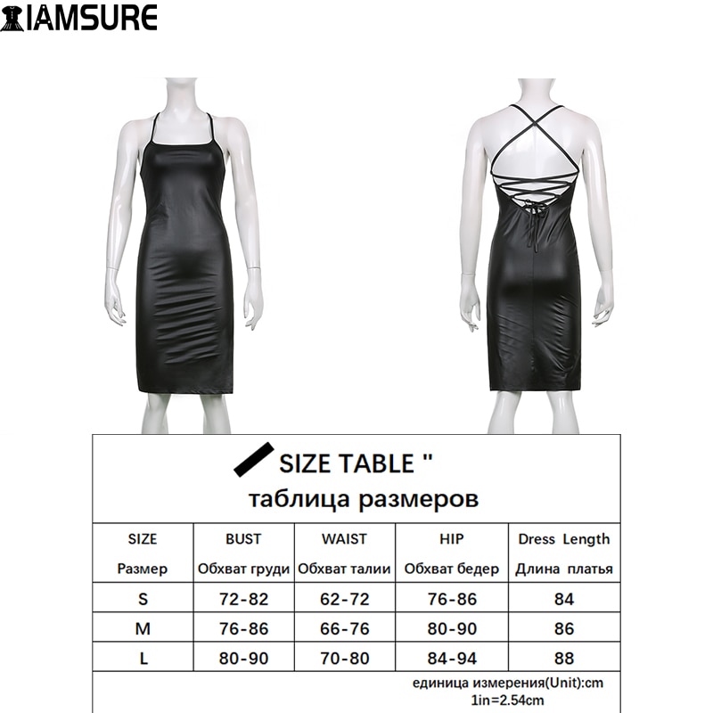 IAMSURE-Bandage-Backless-Pu-Leather-Dress-Sexy-Slim-Split-Party-Dress-Clubwear-Slash-Neck-Sleeveless-Midi