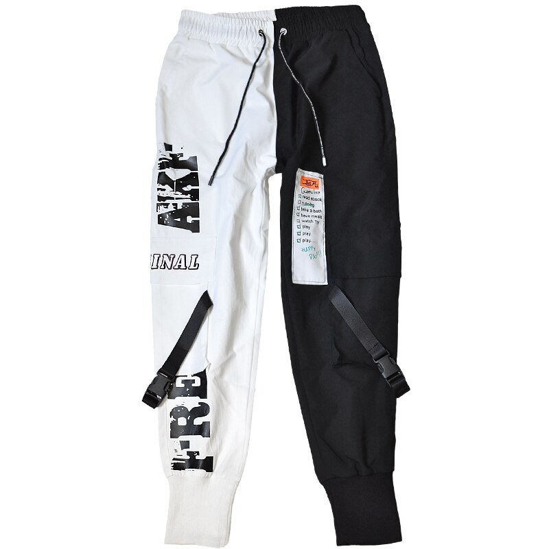 Pantalon-Hip-Hop-pour-hommes-jogging-Streetwear-Harem-surv-tement-rubans-collection-2020