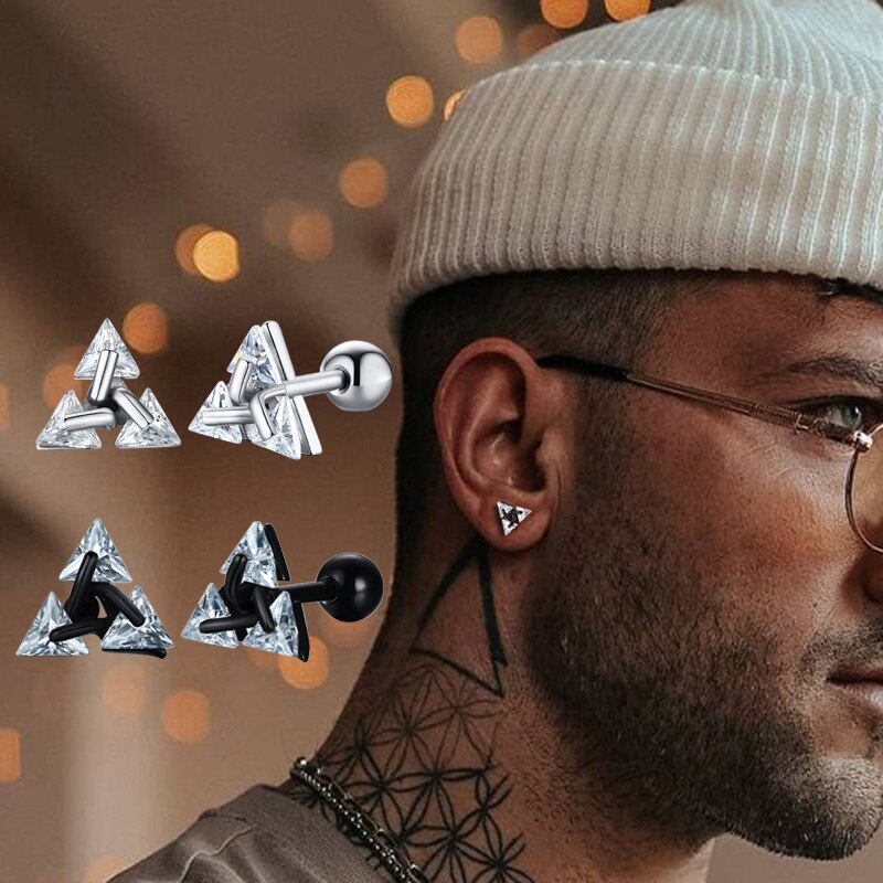 Boucles-d-oreilles-clous-pour-hommes-en-forme-triangle-en-cristal-et-zircon-petits-clous-minimalistes