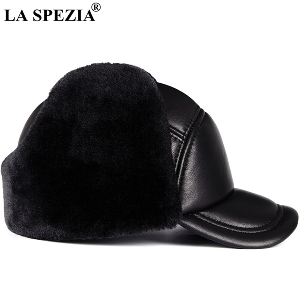 LA-SPEZIA-chapeau-d-hiver-en-cuir-v-ritable-de-mouton-pour-homme-couvre-chef-bombardier