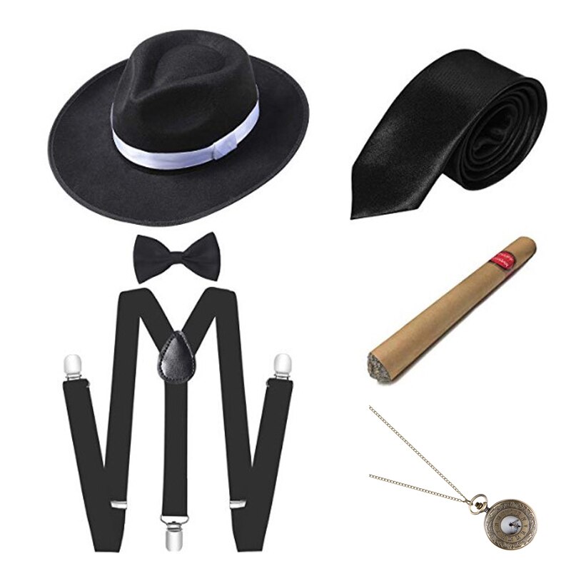 Ensemble-d-accessoires-the-Great-Gatsby-des-ann-es-1920-pour-hommes-Costume-de-Gangster-r