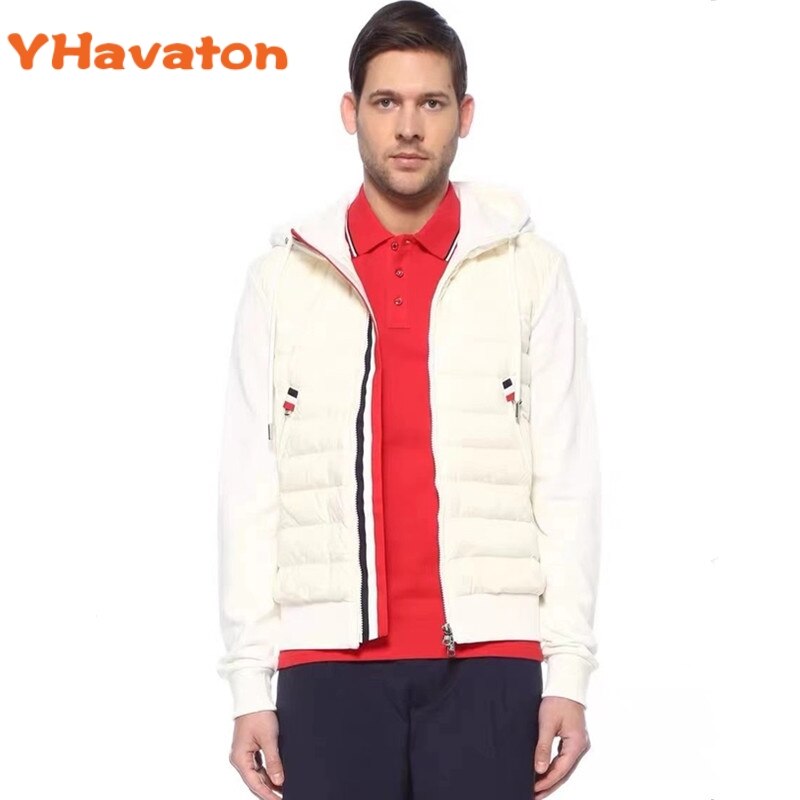 YHavaton-veste-en-duvet-pour-homme-manteau-tricot-pais-et-chaud-en-Patchwork-surdimensionn-Slim-collection