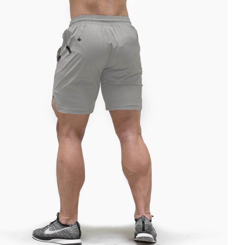 Short-de-Sport-Slim-pour-hommes-pantalon-court-de-marque-la-mode-taille-lastique-v-tements
