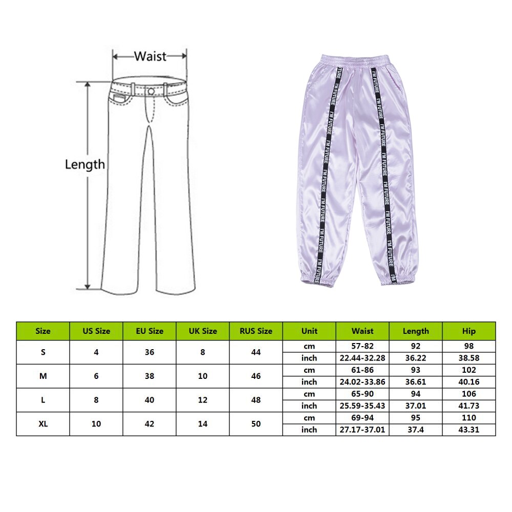 Pantalon-Cargo-en-Satin-pour-femmes-ample-d-contract-Sport-jogging-Streetwear-mode-t-livraison-directe