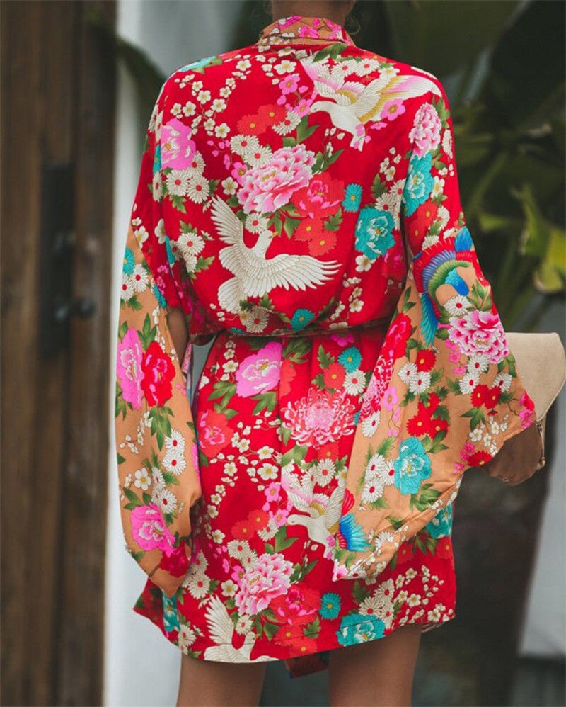 Chemisier-Kimono-manches-longues-pour-femmes-nouveau-Style-imprim-Floral-boh-me-ample-Long-Cardigan-manches