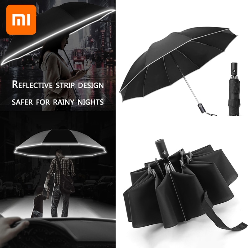 Xiaomi-Parapluie-Automatique-Pliable-UV-R-sistant-la-Pluie-au-Vent-au-Soleil-pour-Voyage-Accessoire