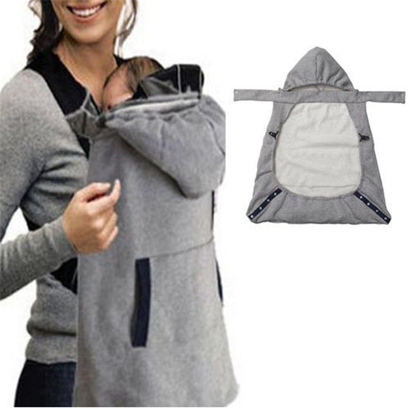 Manteau-de-transport-gris-pour-nouveau-n-v-tement-de-poche-confortable-charpe-d-hiver-couverture