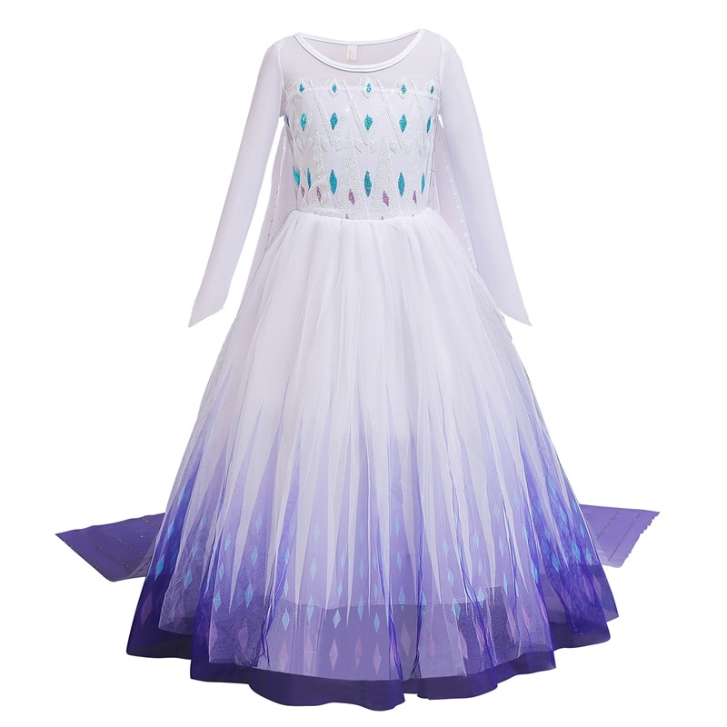 Robe-de-princesse-Cosplay-pour-filles-de-4-10-ans-v-tements-de-carnaval-no-l