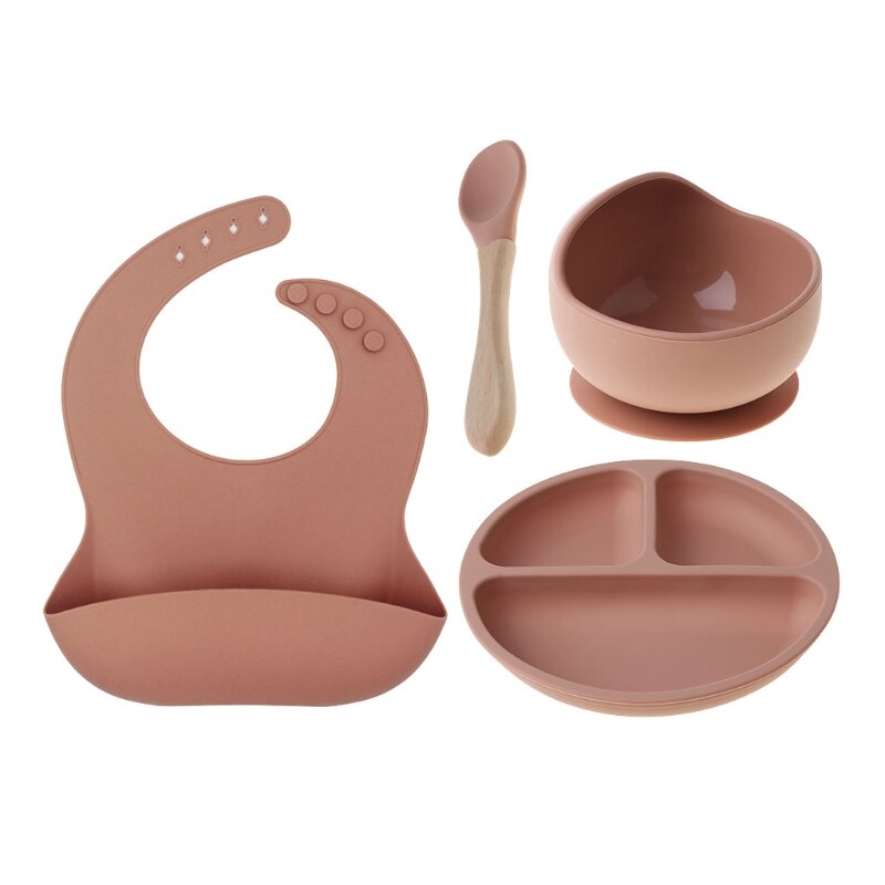 Ensemble-d-Ustensiles-de-Table-en-Silicone-pour-B-b-Vaisselle-R-sistante-l-Eau-de