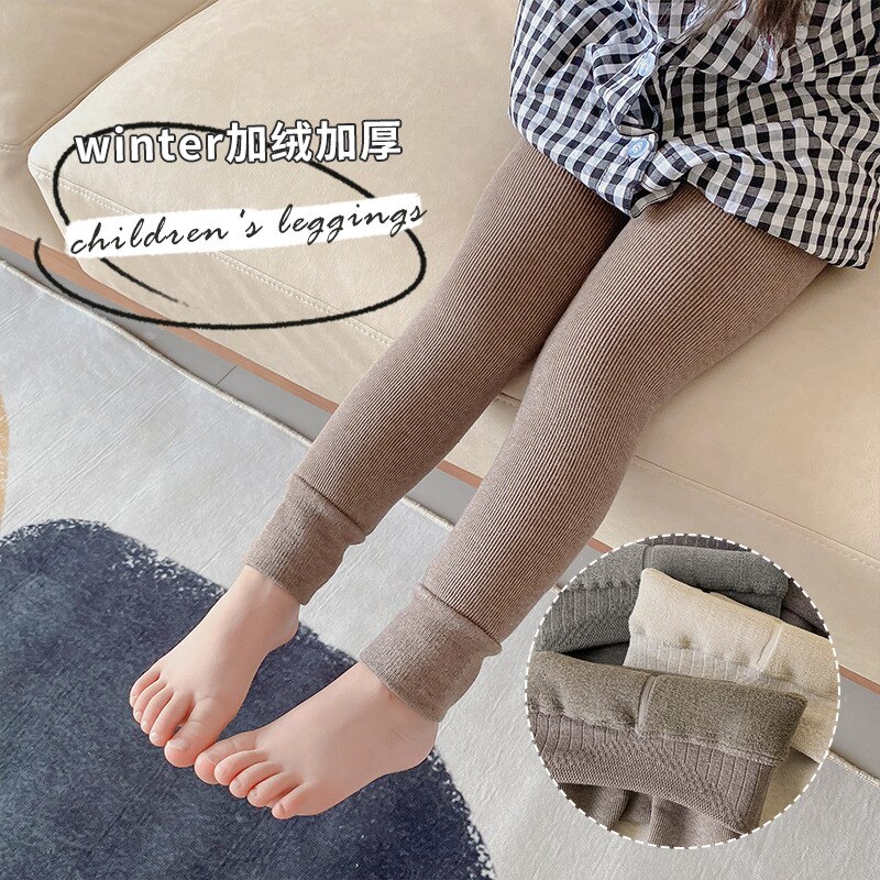 MILANCEl-pantalon-moulant-chaud-pour-fille-Leggings-molletonn-s-pour-enfants-collection-hiver-2021