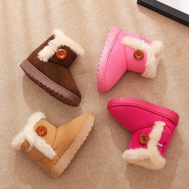 Chaussures-en-coton-et-en-daim-rembourr-pour-enfant-fille-et-gar-on-bottes-porter-en