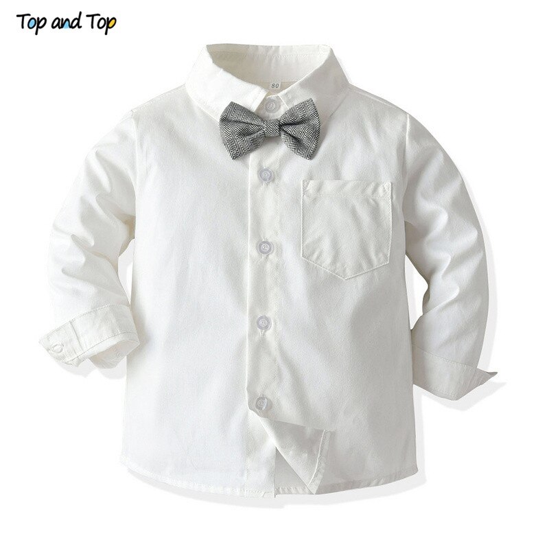 Ensemble-de-v-tements-pour-enfants-chemise-et-salopette-manches-longues-avec-n-ud-papillon-tenue