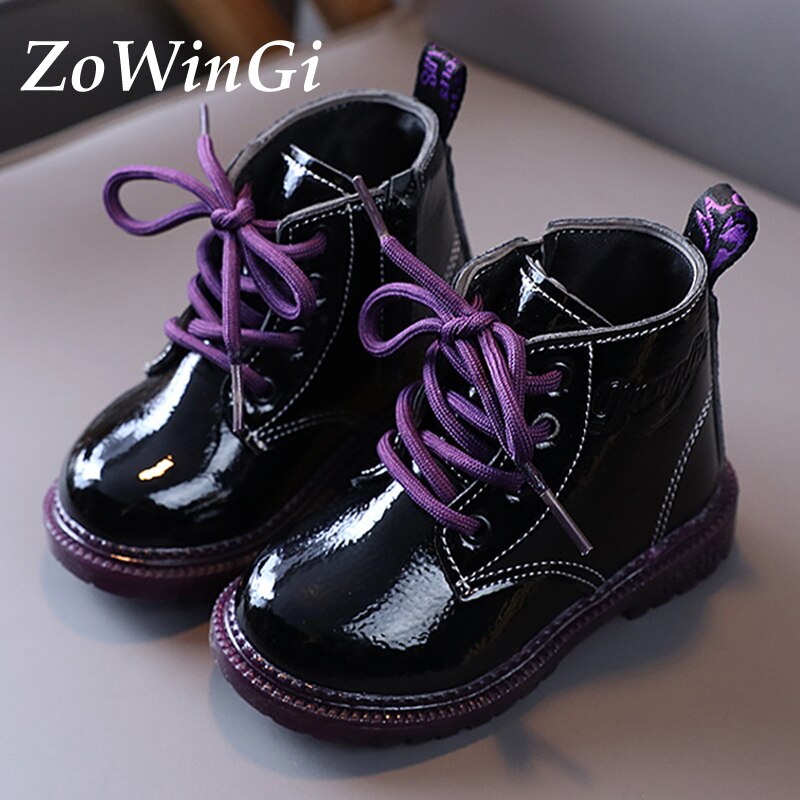 Bottes-Martin-en-cuir-PU-pour-enfants-chaussures-d-contract-es-pour-gar-ons-et-filles