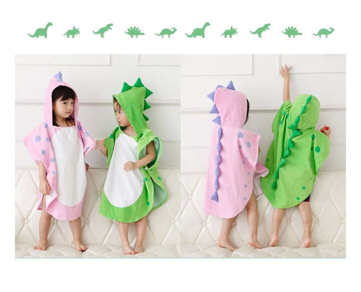 Serviette-de-bain-capuche-avec-patte-de-dinosaure-serviette-de-plage-pour-enfants