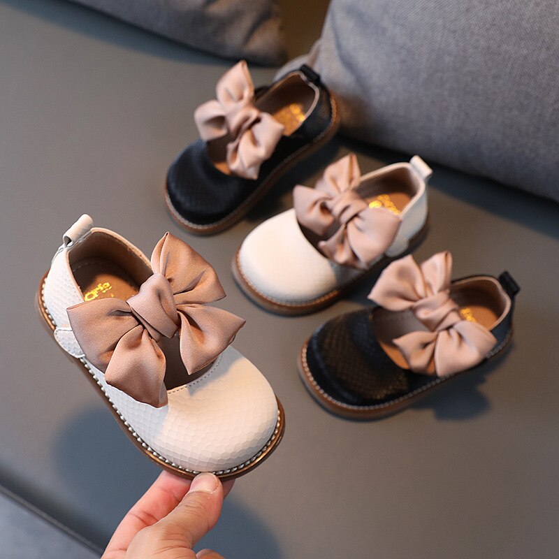 Chaussures-en-cuir-et-dentelle-avec-n-ud-papillon-pour-enfants-souliers-de-marque-solides-et