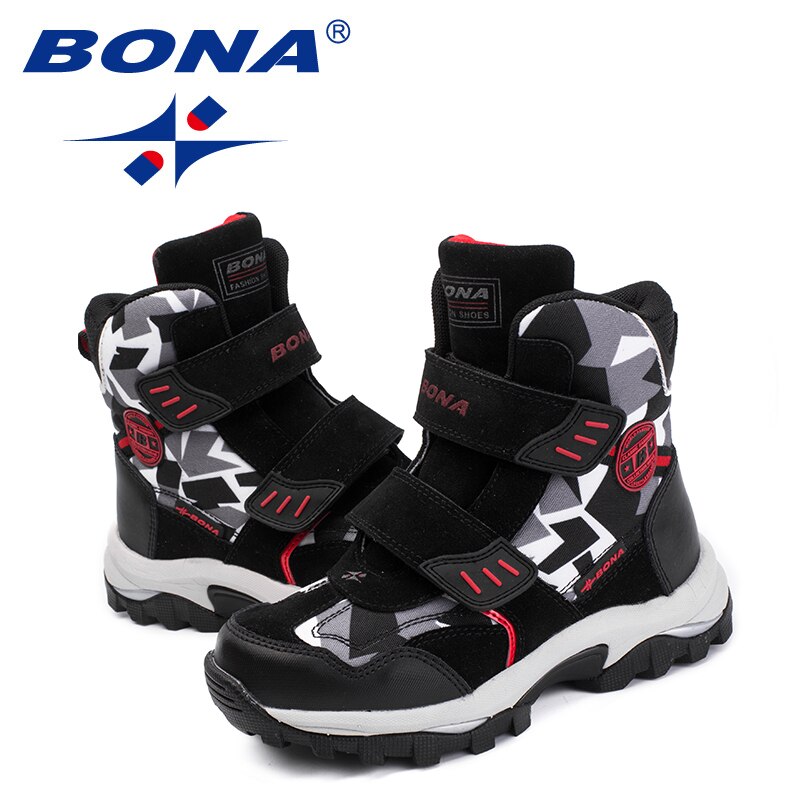 BONA-Bottines-scratch-pour-enfants-chaussures-d-hiver-bout-rond-pour-gar-ons-confortables-nouvelle-collection