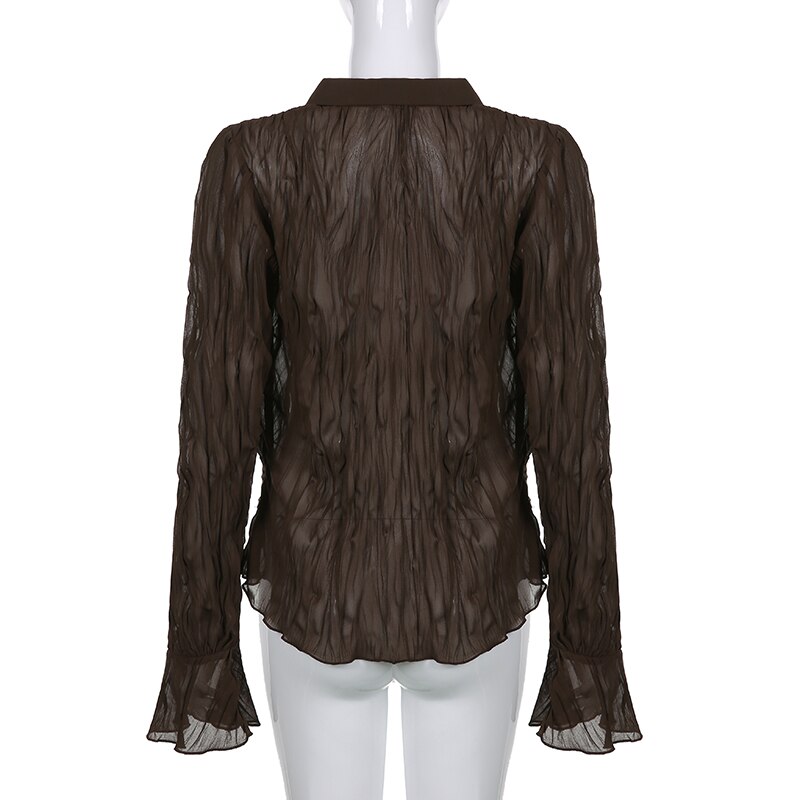 Darlingaga-chemise-manches-vas-es-pour-femme-haut-esth-tique-Vintage-mode-marron-automne-plis-dentelle