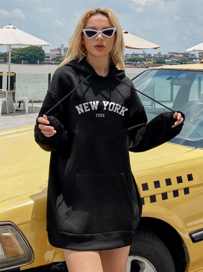 Sweat-capuche-surdimensionn-avec-impression-NEW-YORK-pour-femme-pais-et-chaud-collection-automne-2022