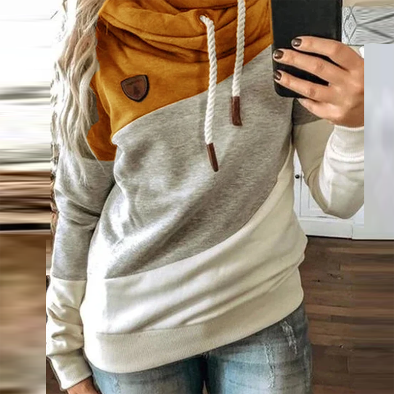 Sweat-Capuche-Chaud-Col-Roul-avec-Imprim-L-opard-pour-Femme-Hoodies-Pull-Manches-Longues-avec