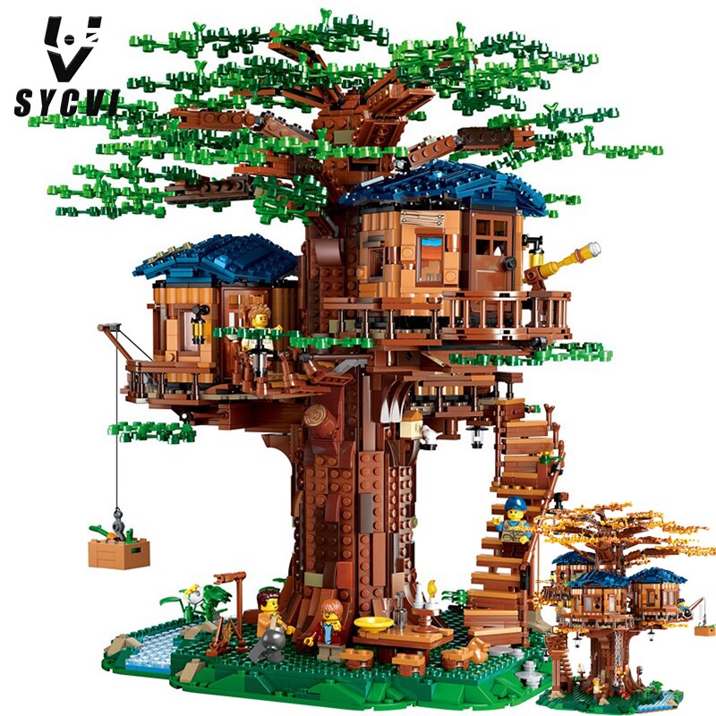 Blocs-de-construction-pour-enfants-1027-pi-ces-jouet-de-cr-ateur-de-maison-d-arbre