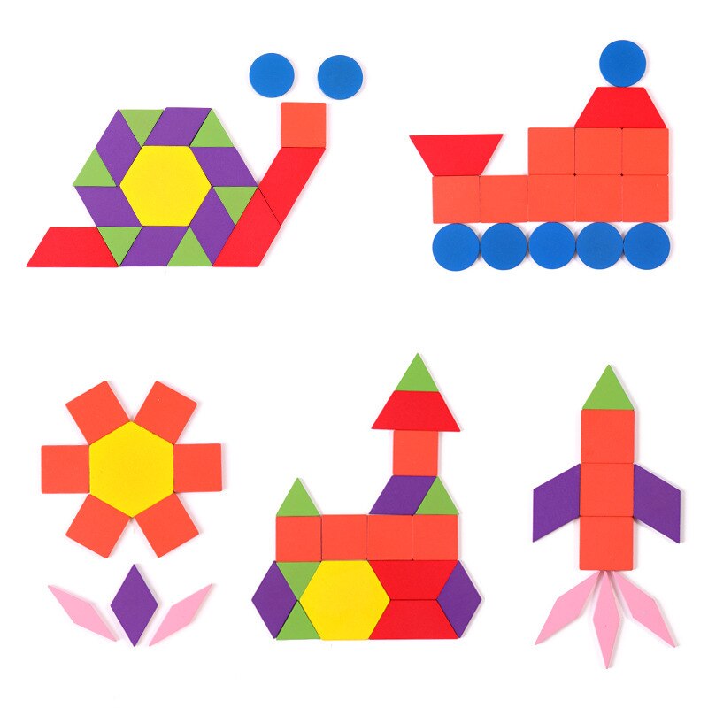Puzzle-3D-en-bois-pour-enfants-168-pi-ces-Puzzle-de-forme-g-om-trique-ducation