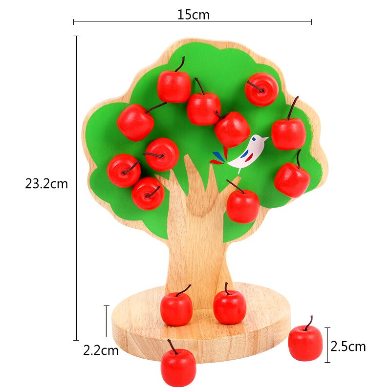 Puzzle-magn-tique-en-bois-Montessori-pour-enfants-nouveau-jeu-interactif-pour-enfants-arbre-pomme-jouets