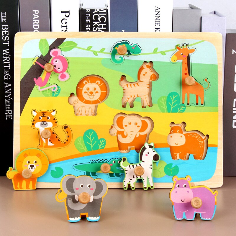 Jouet-en-bois-Montessori-pour-enfants-planche-main-pour-b-b-s-Puzzle-3D-jouets-ducatifs
