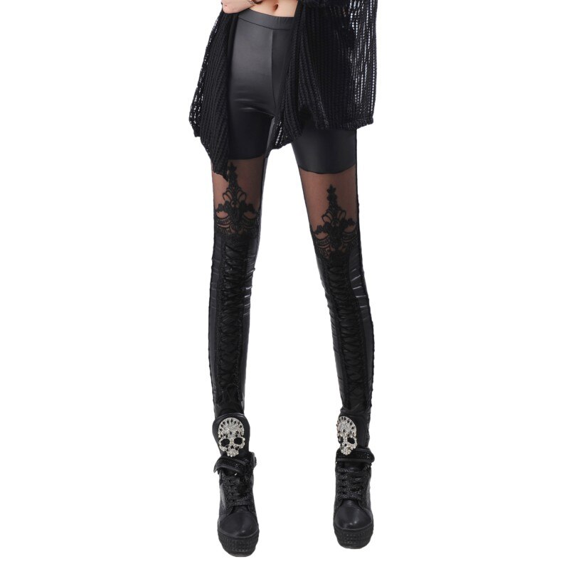 Leggings-en-Faux-cuir-pour-femme-pantalon-moulant-Sexy-en-dentelle-extensible-Punk-la-mode-automne