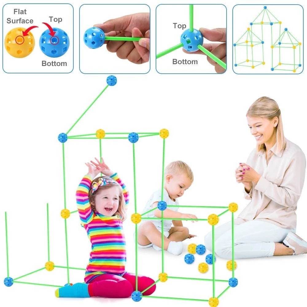 Ensemble-de-Construction-3D-pour-enfants-ch-teau-tunnel-tentes-jouets-de-Construction-de-maison-cadeau