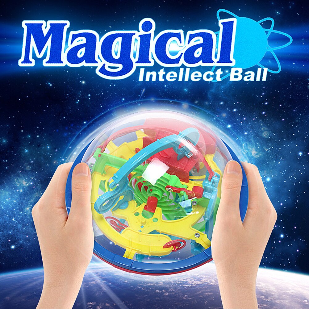 Balle-de-puzzle-3D-tape-100-balle-d-intelligence-magique-labyrinthe-sph-re-Globe-jouets-jeu