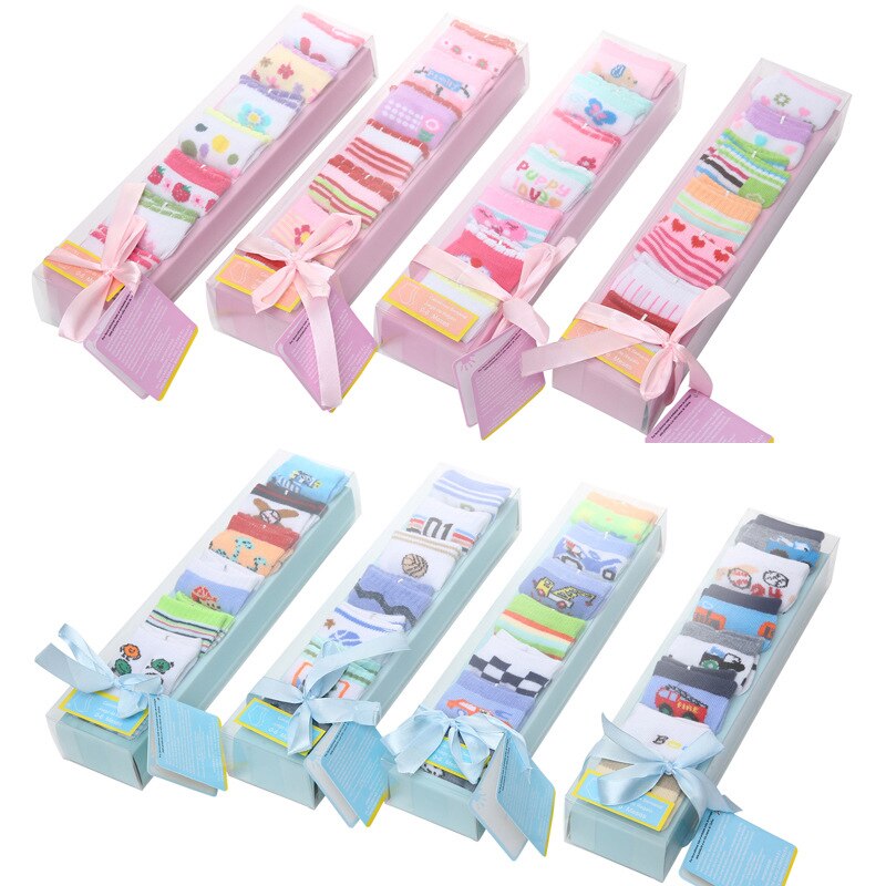 Chaussettes-respirantes-et-absorbantes-en-sueur-pour-enfants-pour-7-jours-par-semaine-en-coton-lettres